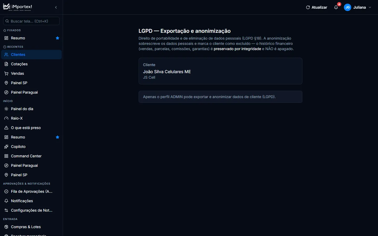 LGPD do Cliente